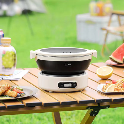 Portable Folded Electric Cooking Pot